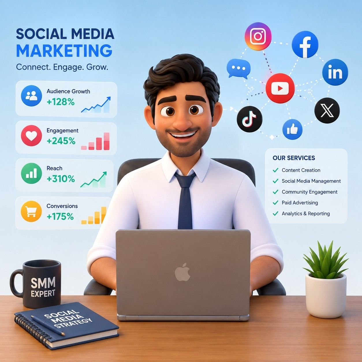 Smm - Social Media Marketing Services by VKM Vision Craft